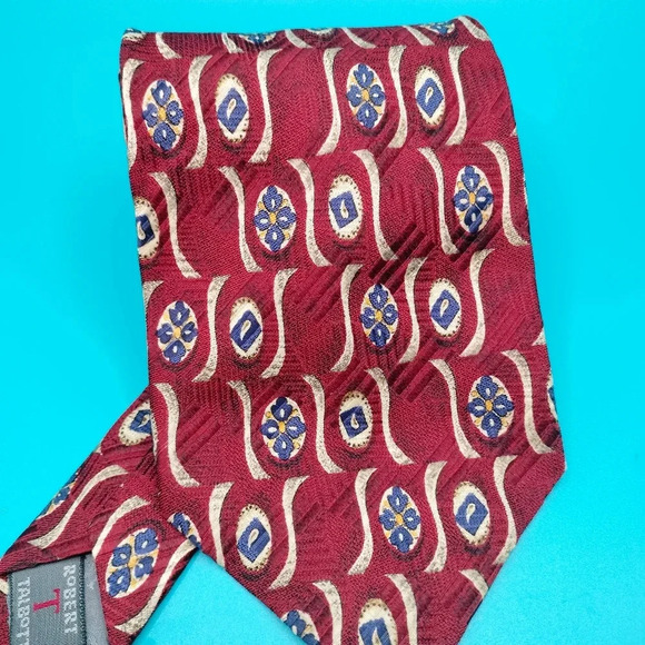 Robert Talbott Best of Class Necktie Tie Silk Hand Sewn Made in the USA Maroon - Picture 7 of 10
